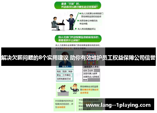 解决欠薪问题的8个实用建议 助你有效维护员工权益保障公司信誉 解决欠薪问题的8个实用建议 助你有效维护员工权益保障公司信誉
